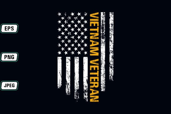 American Flag Vietnam Veteran Design: Visual Storytelling