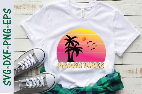 Beach Vibes Svg, Retro Summer Design: A Designer's Asset