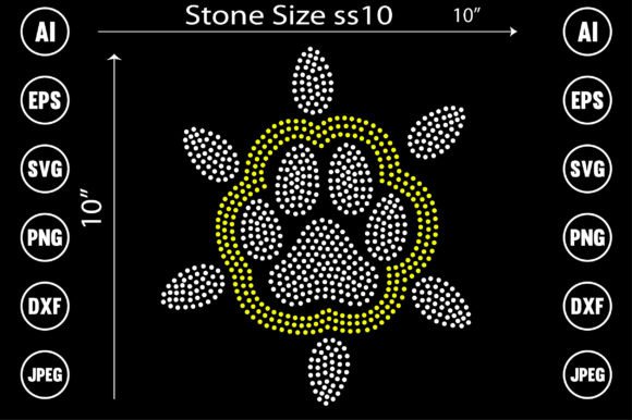 Dog Leg Logo Rhinestone Design: A Sparkling Asset for Modern Creators
