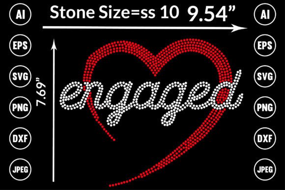 Elevate Your Projects with Engaged Rhinestone Templates Design