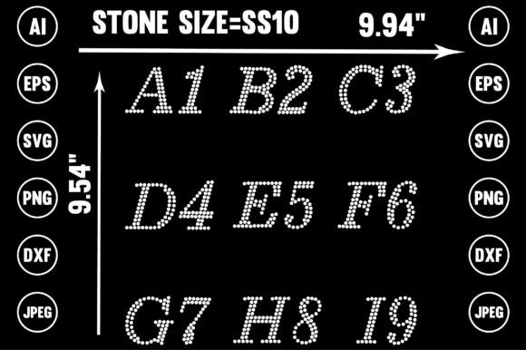 Elevate Your Projects with Printable Rhinestone Alphabet Templates