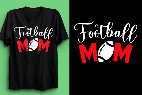 Football Mom Soccer T-Shirt Design: A Modern Design Asset