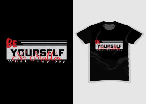 Motivational Typography T-Shirt Design: Wear Your Message