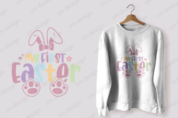 My First Easter SVG Typography Design: A Creative Asset