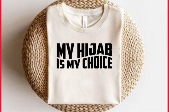 Retro Ramadan T-shirt Design: My Hijab I & Choice