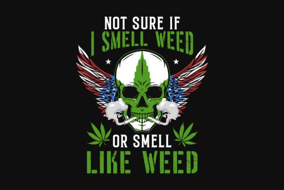 Smoking Weed Graphics Tshirt Design: A Modern Branding Asset
