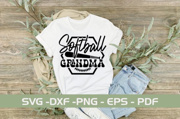 Softball Grandma SVG Design: A Versatile Creative Asset