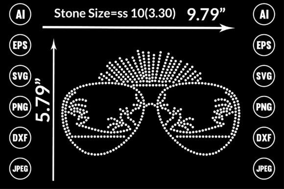 Summer Rhinestone Templates Design: Sparkle Your Creative Projects